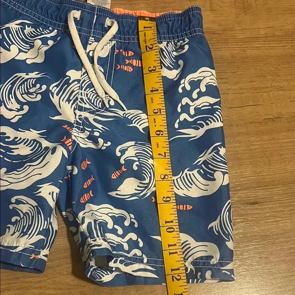 Old Navy Toddler Blue Wave Swim Shorts - Picture 4 of 5